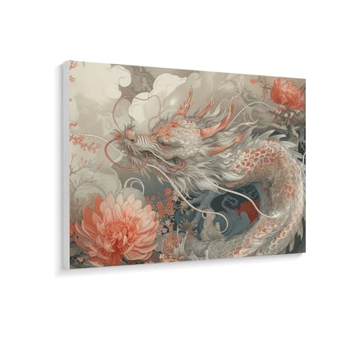 数字油絵 ラッセン 伝説のドラゴン デジタル油絵 数字キットによる絵画 DIY絵 手塗り 動物イラストアート 奇妙な動物 数字キット塗り絵 壁飾り ホーム オフィス装飾 数字塗り絵 手工芸 初心者 大人 子供 贈り物 40×30cm