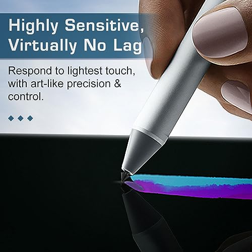 MoKo Pen Tips for Surface Pen (5 Packs, 2xHB/2x2H/H Type), Surface Pen Tip Replacement Kit Compatible with Surface Pro 2017 Pen (Model 1776)/Surface Pro 4 Pen, Original Pen Nibs Refill for Stylus Pen - Thumbnail 5