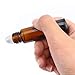 Glass Roller Bottles, 24 Pack 10 ml Amber Essential Oil Roller Bottles with Stainless Steel Roller Balls (3 Dropper, 6 Extra Roller Balls, 2 Bottle Opener)