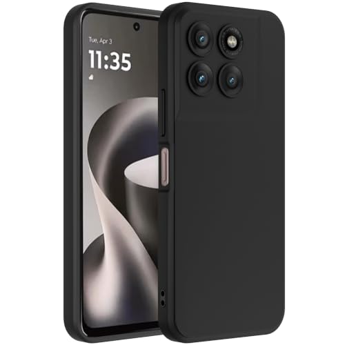 Image of A rtistque Back Cover Case for Motorola G37 Power / G77 Power 5G with Camera Protection | Shockproof TPU|Stylish Protective Design|Slim Fit|Ultra Matte| Back Cover - Black