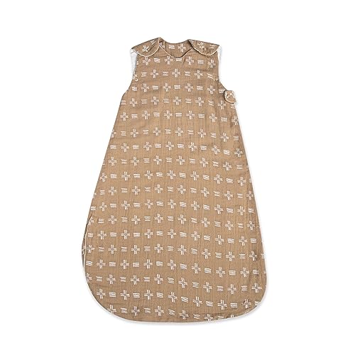 Image of Crane Baby Wearable Blanket, Wearable Soft Cotton Baby Blanket for Boys and Girls 0-9 Months, Copper Dash, 19”w x 30”h