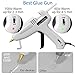 Hot Melt Glue Gun Kit Professional Industrial High Temperature Hot Glue Gun full size with Switch + 15 Glue Sticks Dual 60/100W Fast Heating DIY Crafts Decoration Jewelry Woodworking Glue Gun
