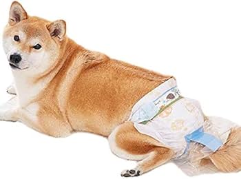 Amazon.co.jp: うんぽパンツ L・30枚 犬 オムツ うんちポケット付き