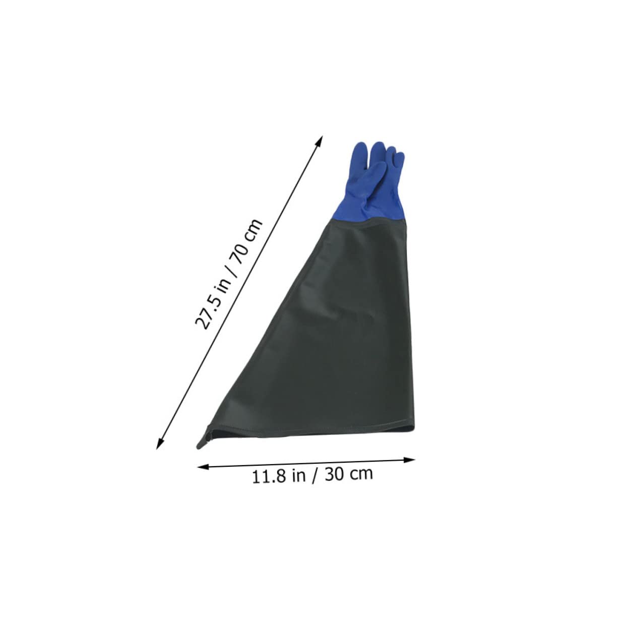 SHINEOFI Guantes Reutilizables de PVC Resistentes al Aceite y Productos Químicos Diseño Antideslizante e Impermeables para Industria y Trabajo