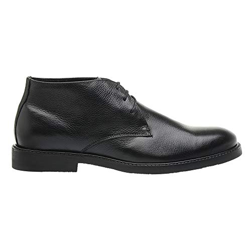 Sapato social Masculino casual oxford Em Couro naturale (Preto, BR, Adulto, Numérico, 45)