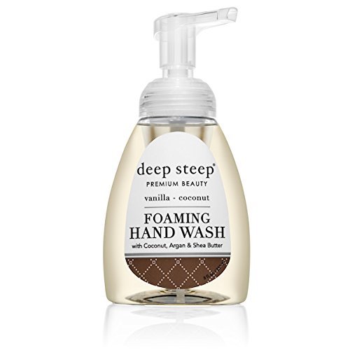 Deep Steep Foaming Hand Wash, Vanilla Coconut, 8 Ounce