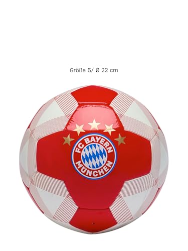 FC Bayern München Fußball I Größe 5 I Rot-Weiß I Fußball