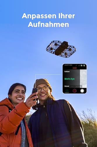 HOVERAir Beacon & Joystick Set – Leichter Bewegungskontroller mit Echtzeit-Anzeige und sicheren Flugfunktionen für Radfahren, Reisen und Outdoor-Aufnahmen