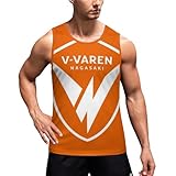 [LYCALCN] V・ファーレン長崎 4 スポーツ ストレッチ ドライタッチ トレーニング タンクトップ メンズ 吸汗 速乾 加圧インナー XL