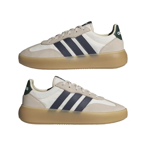 Adidas Unisex - Bambini E Ragazzi Barreda Decode Shoes Junior, Off White/Collegiate Navy/Collegiate Green, 37 1/3 Eu - 7