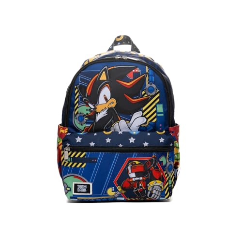 Wondapop Sega Sonic Shadow Team Dark 33.0 cm Deluxe Nylon Mini Mochila
