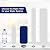 Membrane Solutions 20+50 Micron Pleated Water Filter Home 10"x4.5" Whole House Heavy Duty Sediment Replacement Cartridge Compatible with ECP10-1,ECP20-BB,R50-BBSA,FXHSC (8 Pack)