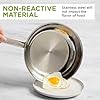Ecolution Classic Stainless Steel Fry Pan, Professional Quality Sauté, Encapsulated Base, Comfort Grip Riveted Handles, All Cooktop Safe, Oven Safe, Dishwasher Safe, 9.5-Inch #3