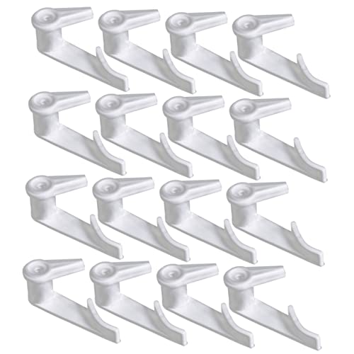 KONTONTY Clips Para Lámparas De Techo Led, Accesorios De Fijación Plásticos, Hebillas Resistentes Para Plafones, Aptos Para Iluminación Interior, 100 Piezas Para Renovación y Reparación