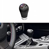 QZTYTY Gear Shift Knob with Leather 5 Speed Manual Short Shift Knob for 1 3 5 6 Series E30 E32 E34 E36 E38 E39 E46 E53 E60 E63 E83 E84 E90 E91 E92