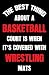 Damdekoli Wrestling Mats Poster, 11x17 Inches, Artwork Wrestler Art Print, Sports Kids Room, Martial Arts