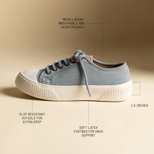 Image of Theater Wicked Brothers Lace-Up Sneakers for Women | Casual Shoes with Cushioned Insole