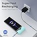 Mini Powerbank 5200mAh, Klein Power Bank USB C PD Externer Akku, Compact LCD Digitalanzeige Akkupack Kompatibel mit iPhone 15/16/17 Serie, Samsung S25/24 Serie, Note, Huawei, iPad-Grün