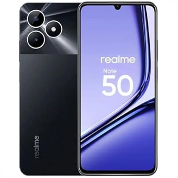 Smartphone Realme Note 50 RMX3834 3 GB de RAM/64 GB/Tela 6.74"/Dual Sim LTE - Preto