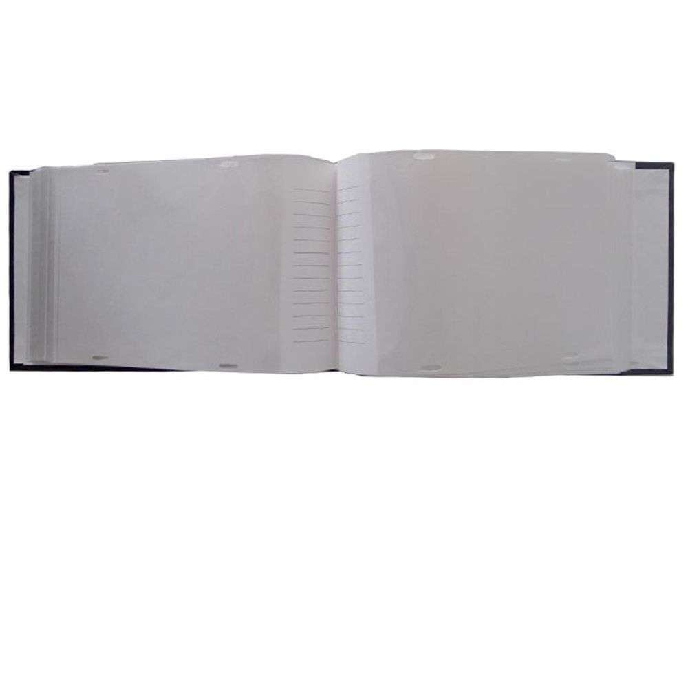 walther design Album fotograficzny czarny 100 zdjęć 15 x 20 cm memo book imitacja skóry z wypukłymi progami, Classic ME-373-B