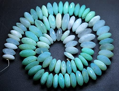 Opale Bleue du Pérou facettée 10-11mm de qualité supérieure pour bijoux artisanaux