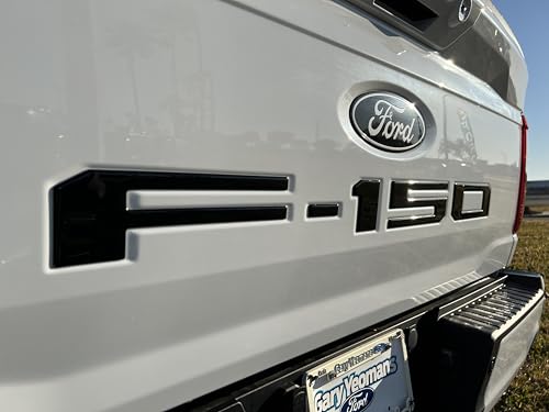 Image of F-150 Tailgate Emblem Letter Inserts - Compatible with 2021-2026 F-150