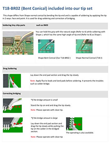 Image of 21 PCS Soldering Tips T18 Series Fit FX-888 FX-888 FX-8801 FX-600 (FX888 /FX888D FX8801 FX600) Lead Free Solder Iron Tip Bit (Brand inchAiCE Tls inch)