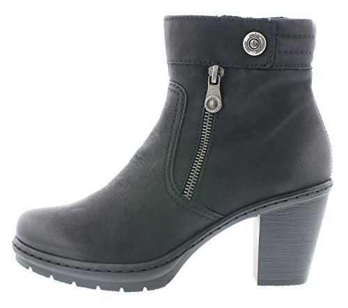 Rieker Dames enkellaarzen Y1553, vrouwen laarzen, laarzen, enkellaarzen, bootie, hoog, trechterhak 7,2 cm - Image 3