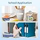 Plastic White 12mm x 4m Etikettenband Kompatibel mit Dymo Letratag Etikettenband a91221 Kompatibel mit Dymo LetraTag LT-100H,200B,XR,LT-110T,QX50,2000,XM Wasserfest UV BeständigEtikettenband 6er-Pack
