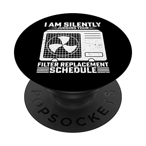 I'm Silently Judging - Funny HVAC Expert Tech Technician PopSockets Swappable PopGrip