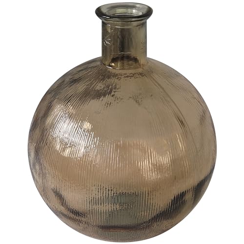 Deco 79 Recycled Glass Handmade Decorative Vase Spanish Bottle Neck