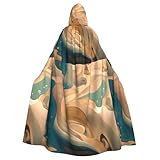 UPGEQMDK Dunhuang Mystery Super Large Hooded Cloak For Halloween, Role-Playing, And Theme Parties