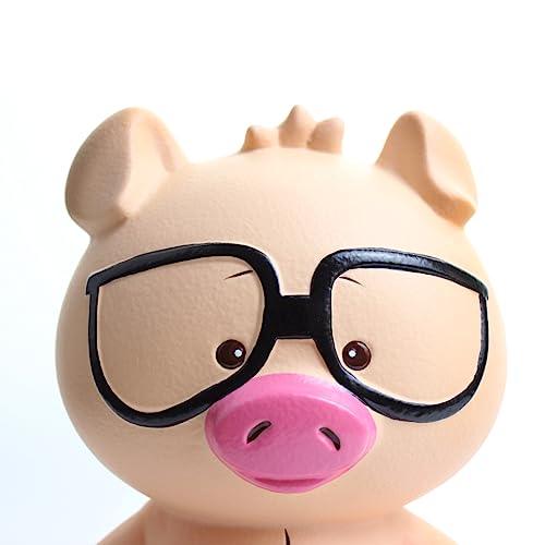 Image of Winsterch Ceramic Piggy Bank, Cute,Pig Money Bank for Kids & Adults | 7.49x 5.9 Inches, Large Capacity, Combines Educational and Decorative Functions, Saving Box Coin Bank Gift for Girls