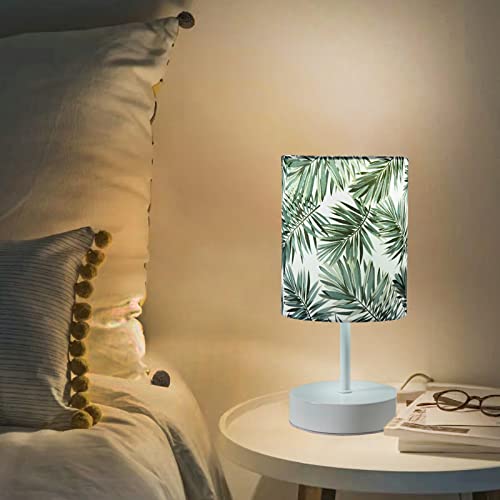 OuXean Lampada da comodino Piccola lampada da tavolo per comodino, E14 con paralume in tessuto per ragazze ragazzi camera da letto Bambini Soggiorno Dormitorio Ufficio, Senza lampadina