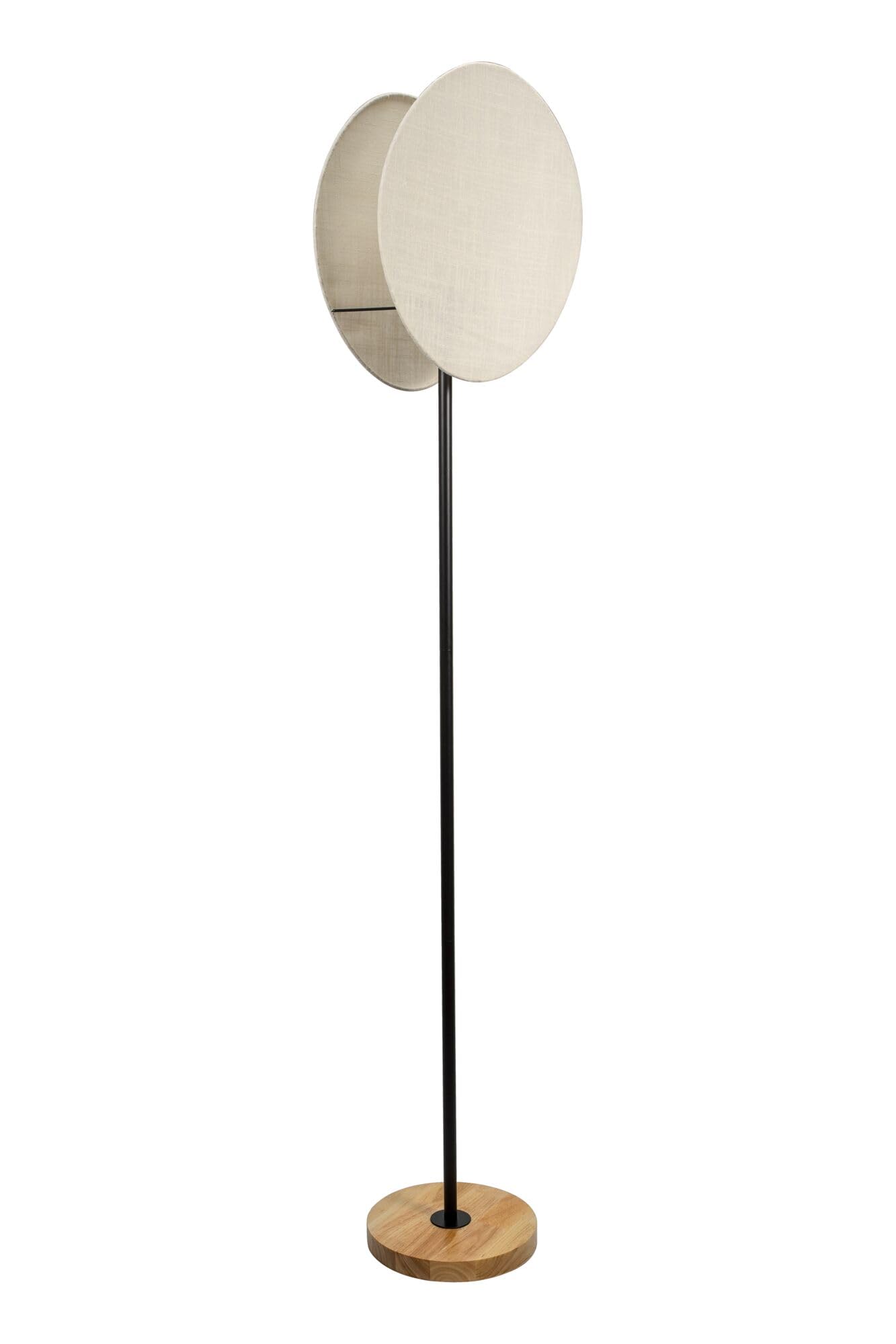 Paulmann Pauleen 48299 LED wall luminaire Boho Darling E27 max. 20W Beige, Black Wood, Metal Linen wall lamp
