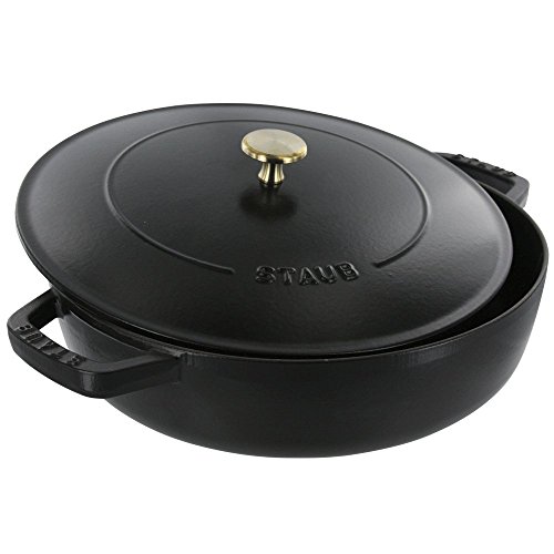 Staub Braiser, Black Matte, 2.75 qt. - Black Matte