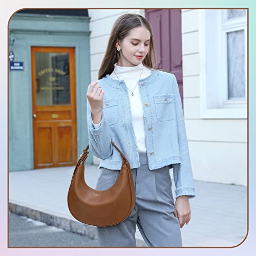 Keyli Shoulder Bag for Women Stylish Casual Clutch Purses for Women 3 Ways Adjust Strap Hobo Handbags with Zip Closure3