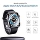 Schutzfolie Folie für Apple Watch SE2/SE/6/5/4 40mm, 2 Stück Displayfolie für Panzerglas [Selbstheilung] [3D-Volle Bedeckung] [Hochwertiges] [TPU-Verbundmaterial] DisplaySchutzfolie für iWatch 40mm
