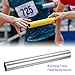 M METERXITY Relay Track Baton - Smooth Aluminum Alloy Hollow Tube, Apply to Team Building/Relay Races (1.5