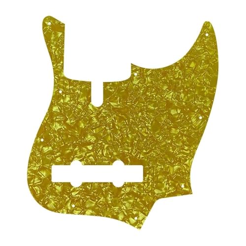 Pickguard pour guitare basse Jazz 5 cordes au format 3/4 noir
