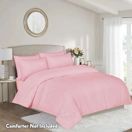 Parure de lit king size anti-plis en microfibre douce pour literie grand format - 3