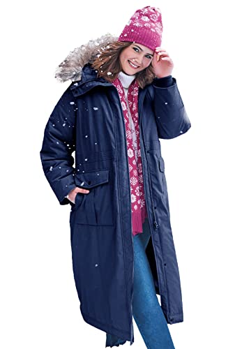 Woman Within Plus Size The Arctic Parka In Extra Long Length