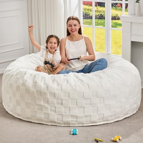 Image of Hobestluk Giant Bean Bag Chairs 6FT Oversized BeanBag Chair for Adult Jumbo