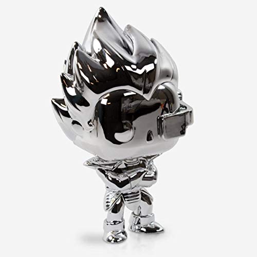 Dragon Ball Z Vegeta Silver Chrome Pop Vinyl Figure Funimation's 25th Anniversary Exclusive - Image 4