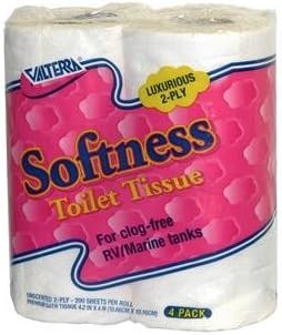 Valterra Q23630 Softness 2-Ply Toilet Tissue, (Pack of 4) Quantity 10