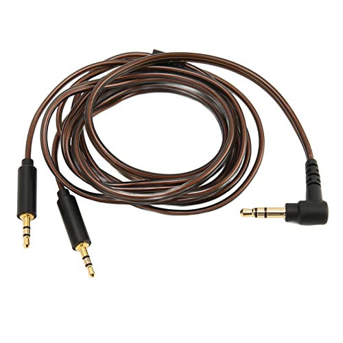 ASHATA 3.5mm to 2.5mm Aux Cable, 3.5mm to Dual 2.5mm Earphone Cable for Hifiman HE400S HE 400I HE560 HE350 HE1000 HE1000 V2, for Nighthawk Headphones, 120cm/47.2 inch