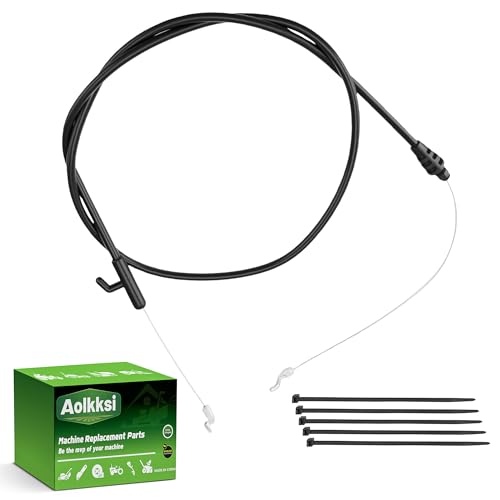 Image of 946-04661A Control Cable for MTD Troy Bilt 21-034 Deck TB110 TB230 Craftsman Yard Machines Lawn Mower Parts Throttle Cable Replacement 746-04661A 746-04661