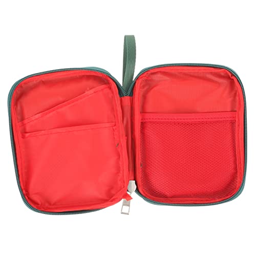 Gogogmee First Aid Mini Pill Kit Portable Medicine Bag for Household Travel Nursing Sturdy Oxford Fabric