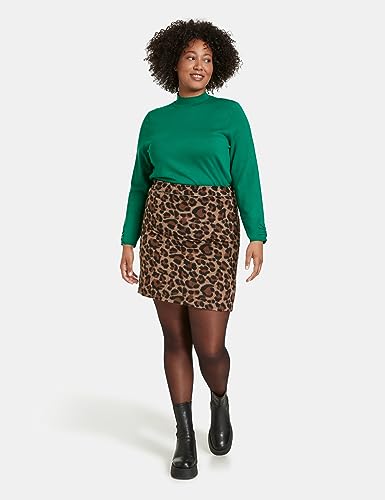 Jupe femme Samoon jupe longue fluide et extensible taille haute - 2