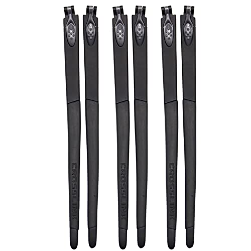 Pieds de cadre pour lunettes Oakley Crosslink Pitch en caoutchouc noir